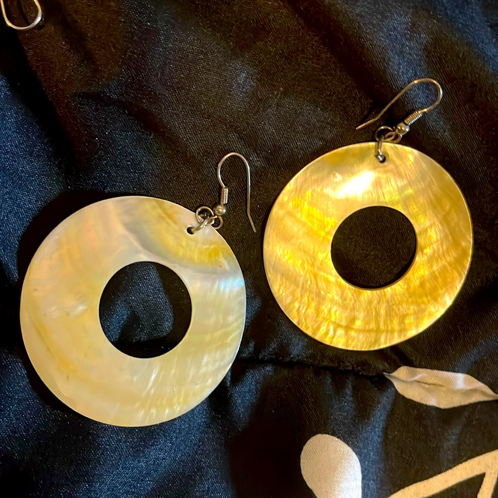 #4 Seashells Round Earrings